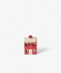 Alsace Petite Tea Light Chalet Red Cream - French Country
