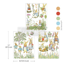 Load image into Gallery viewer, Middy - THE COTTONTAIL DIARIES. 3 sheets, 8.5" x 11"