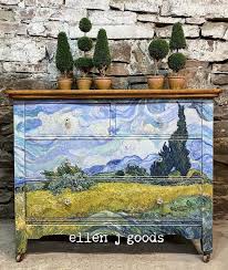 Mint by Michelle - WHEATFIELDS WITH CYPRESSES, A1 - 594mm x 841mm / 23.4" x 33.1"