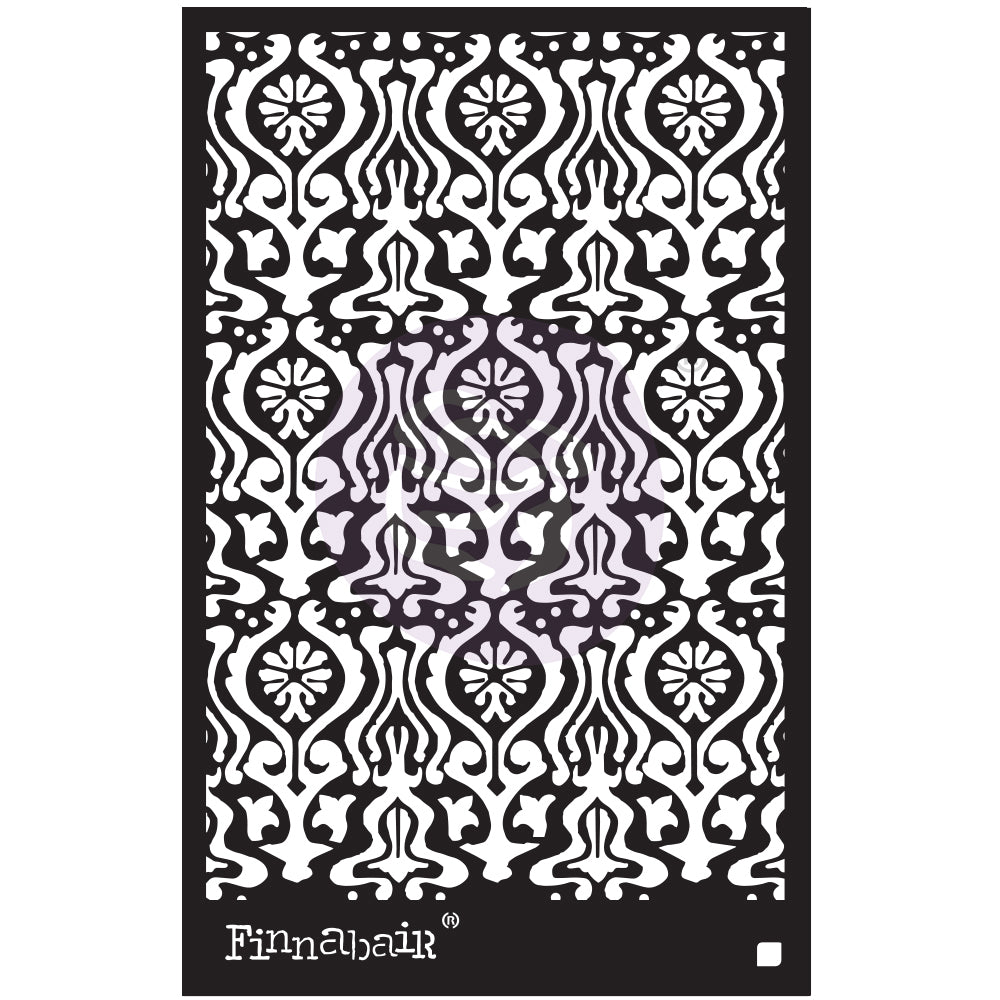 Finnabair Stencil – ORIENTAL WALL – 1 piece, 6″x9″