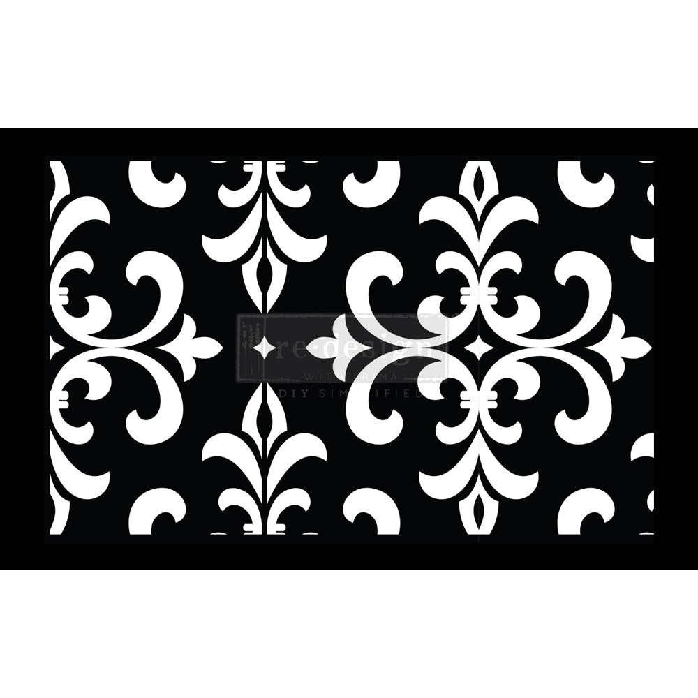 Stick & Style Stencil - MODERN DAMASK. 1 roll, 3 yards