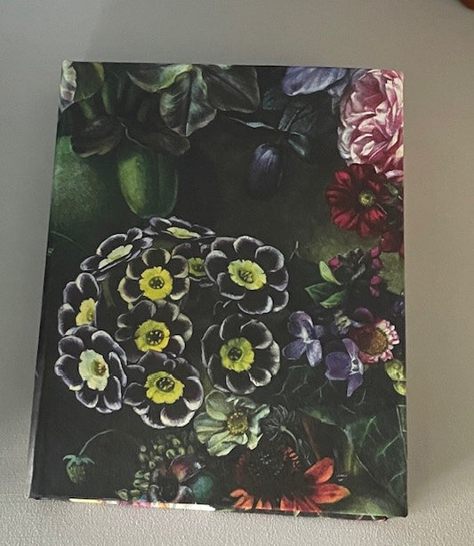 Black Flowers Notebook