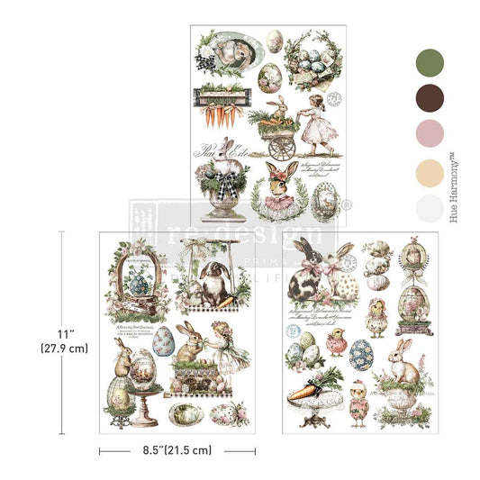 Middy - GARDEN WHIMSY. 3 sheets, 8.5" x 11"