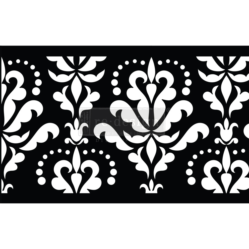 Stick & Style Stencil - DAMASK FLOURISH. 1 roll, 3 yards