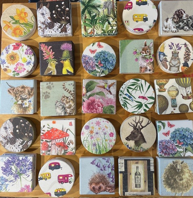 Undecorated Ceramic Coaster