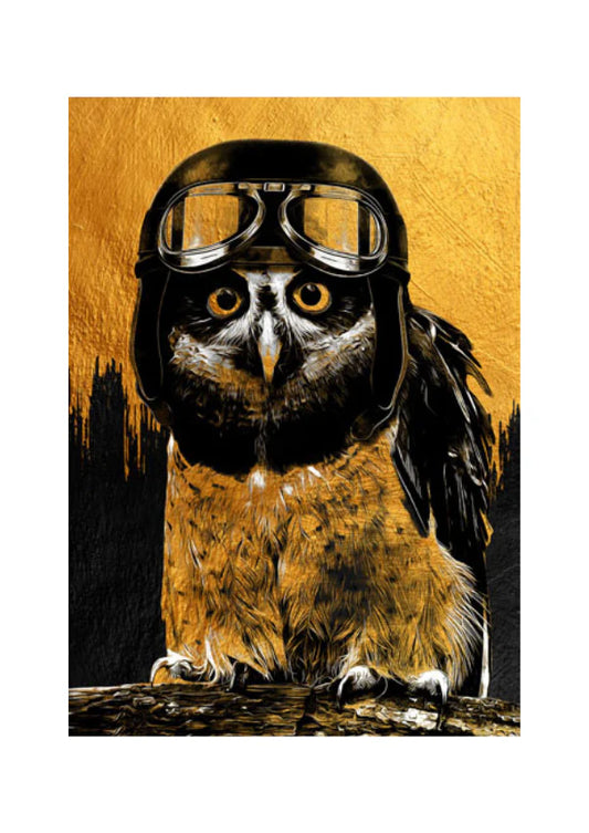 Mint by Michelle - OWL, A1 - 594mm x 841mm / 23.4" x 33.1"
