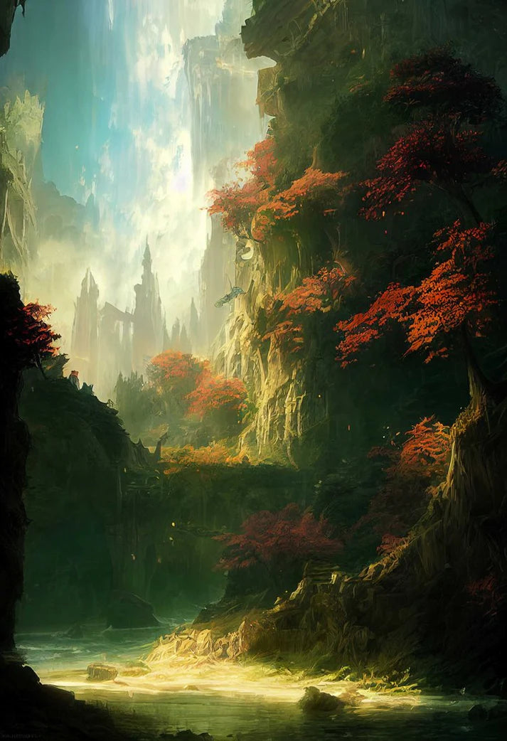 Mint by Michelle - FOREST FANTASY, A1 - 594mm x 841mm / 23.4" x 33.1"