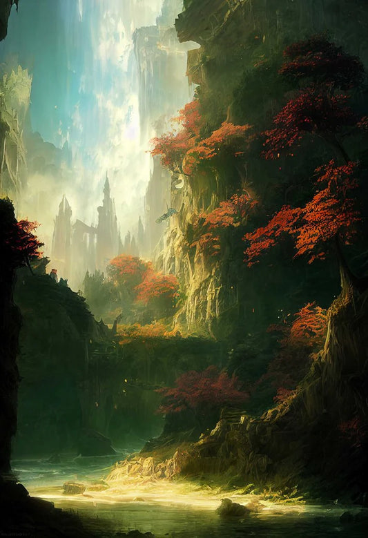 Mint by Michelle - FOREST FANTASY, A1 - 594mm x 841mm / 23.4" x 33.1"