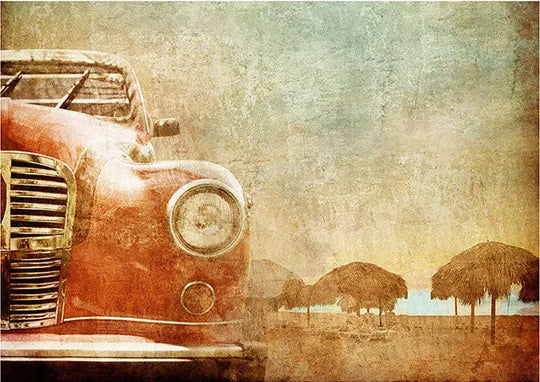 Mint by Michelle - VINTAGE CAR, A1 - 594mm x 841mm / 23.4" x 33.1"