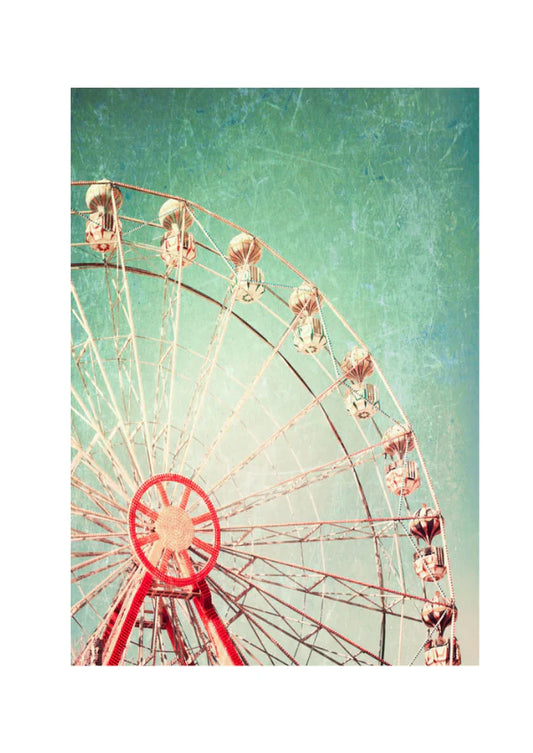 Mint by Michelle - FERRIS WHEEL, A1 - 594mm x 841mm / 23.4" x 33.1"