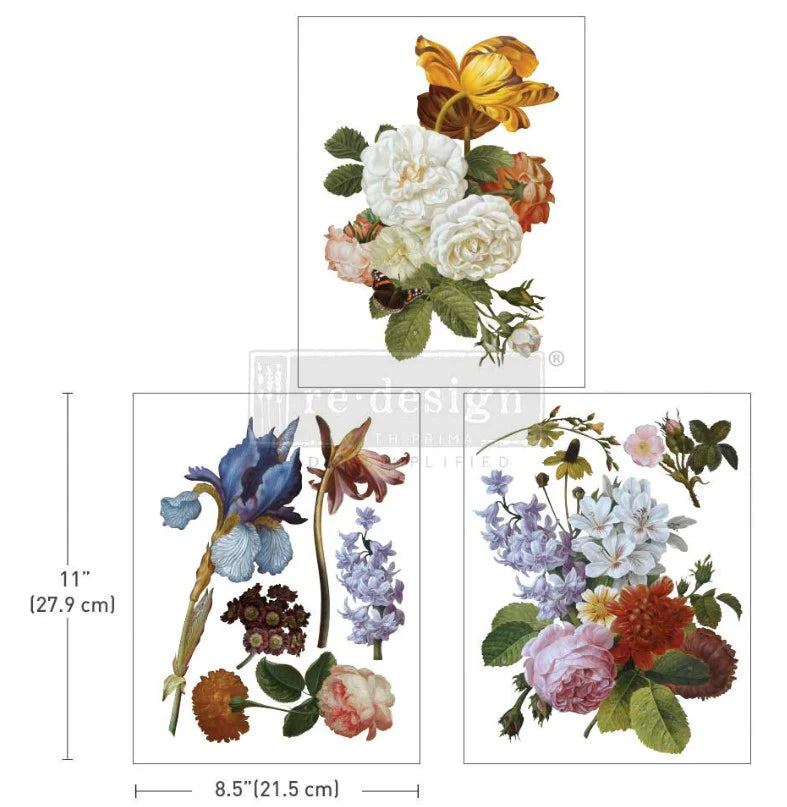 Middy - BLOSSOMED BEAUTIES. 3 sheets, 8.5" x 11"