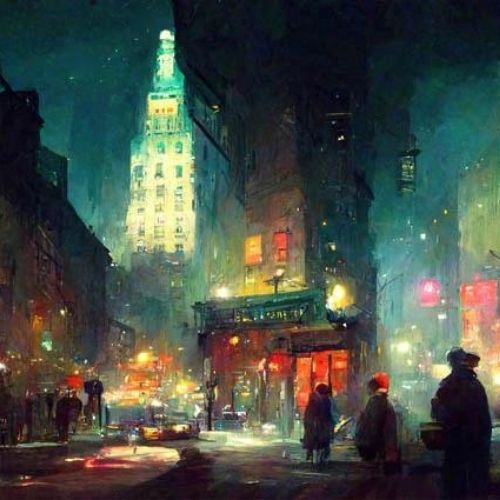 Mint by Michelle - NEW YORK, NEW YORK, A1 - 594mm x 841mm / 23.4" x 33.1"