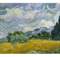 Mint by Michelle - WHEATFIELDS WITH CYPRESSES, A1 - 594mm x 841mm / 23.4" x 33.1"