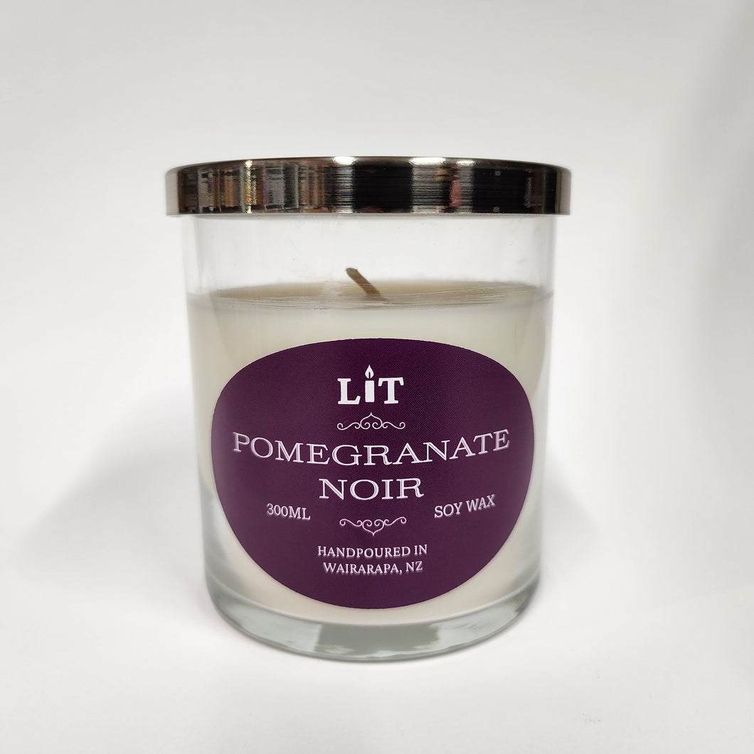 Pomegranate Noir Soy Wax Candle