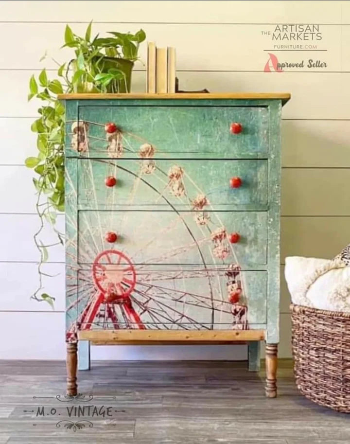 Mint by Michelle - FERRIS WHEEL, A1 - 594mm x 841mm / 23.4" x 33.1"