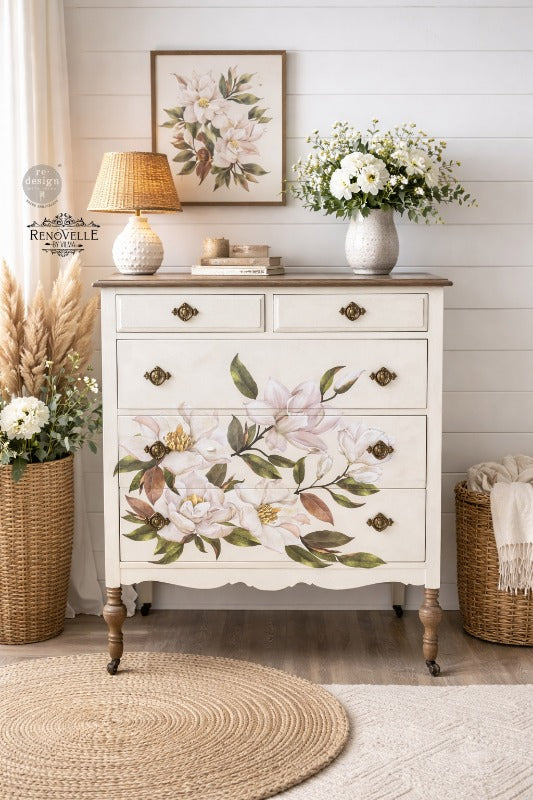 Large - MAGNOLIA GRANDIFLORA. 24" x 35" cut into 2 sheets
