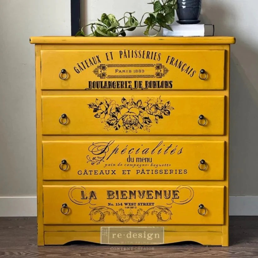 Large - FRENCH SPECIALITIES. 24" x 35" cut into 3 sheets