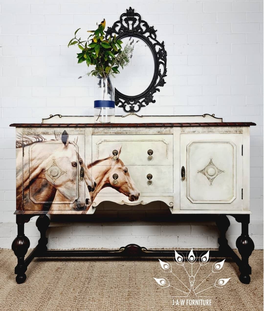 Mint by Michelle - SEPIA HORSES, A1 - 594mm x 841mm / 23.4" x 33.1"