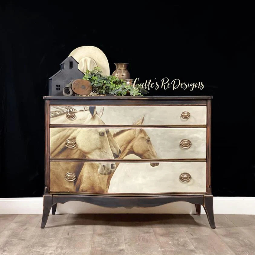 Mint by Michelle - SEPIA HORSES, A1 - 594mm x 841mm / 23.4" x 33.1"
