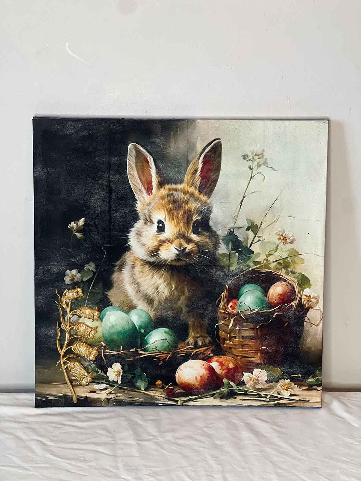 DREAMY BUNNIES decoupage tissue. 3 sheets, 19.5" x 30" each