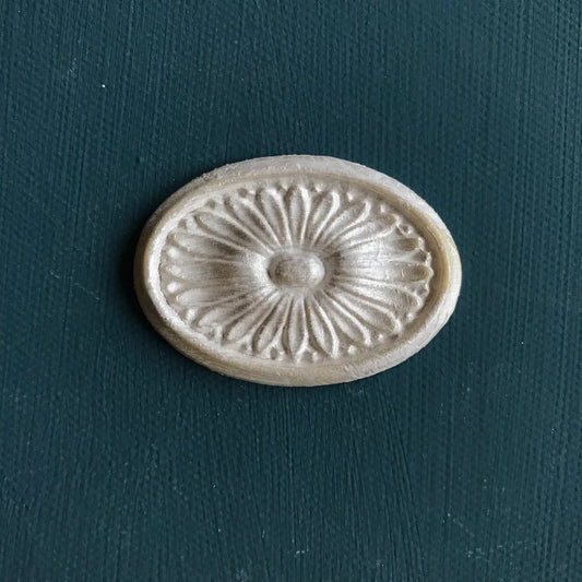Petite Floral Oval, Rosette - R74