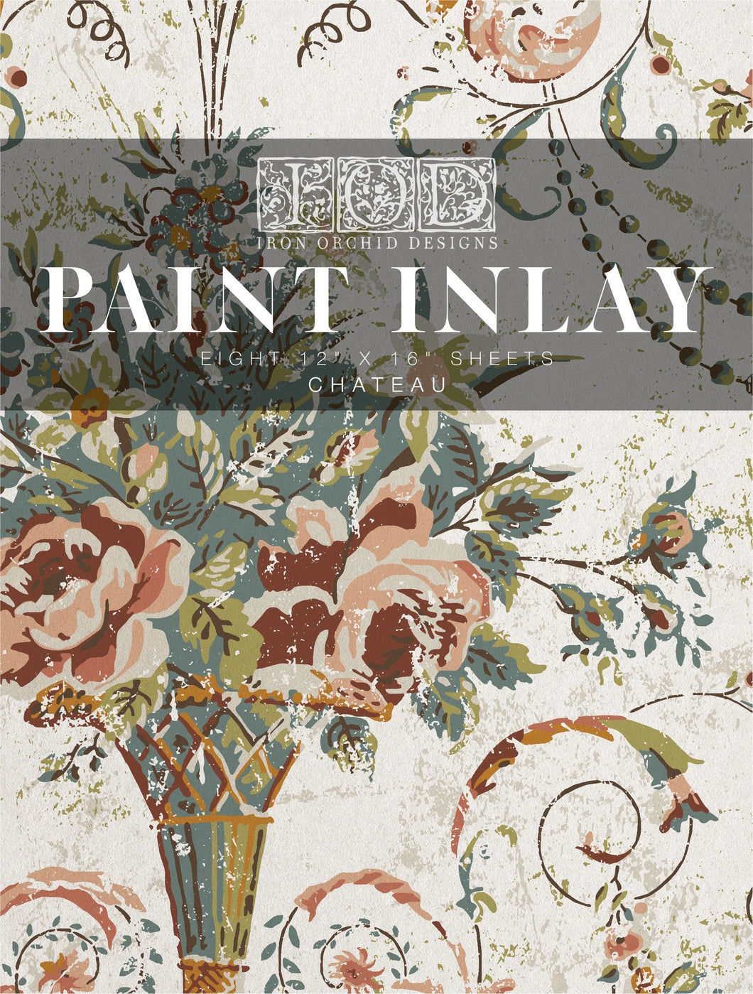 CHATEAU IOD PAINT INLAY PAD - EIGHT 12X16