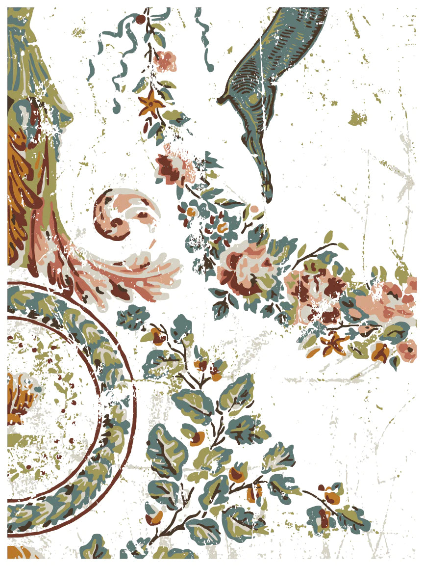 CHATEAU IOD PAINT INLAY PAD - EIGHT 12X16" SHEETS