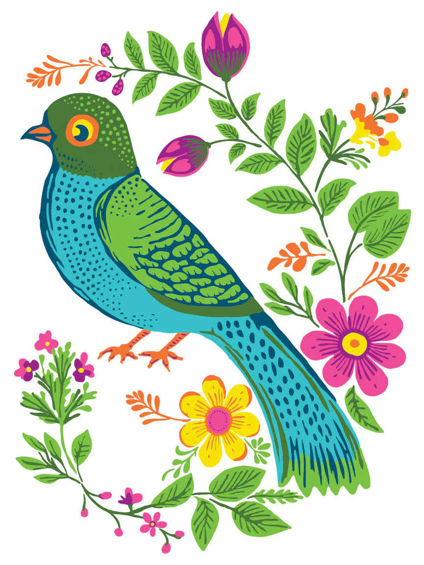 VIDA FLORA IOD PAINT INLAY PAD - EIGHT 12X16" SHEETS
