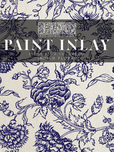 Load image into Gallery viewer, INDIGO FLORAL IOD PAINT INLAY PAD - EIGHT 12X16&quot; SHEETS
